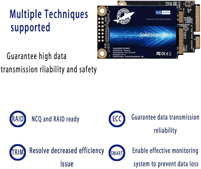 SSD mSATA 250GB Dogfish Internal Solid State Drive High Performance Hard Drive - Image 6