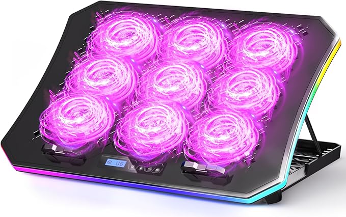 KeiBn Laptop Cooling Pad, Gaming Laptop Fan Cooling Pad by KeiBn-BornforyouBurntoever
