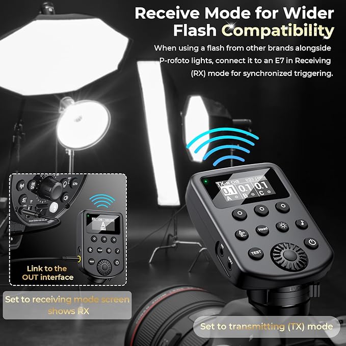 AODELAN Wireless Flash Trigger Compatible - Image 7