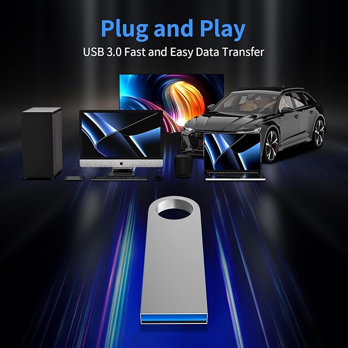 USB 3.0 Flash Drive 32GB 5 Pack, Wooolken High Speed USB 3.0 Thumb Drives Sleek - Image 6