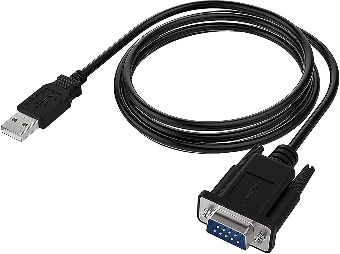 SABRENT USB 2.0 to Serial DB-9 RS-232 Adapter Cable 6ft Cable by SABRENT