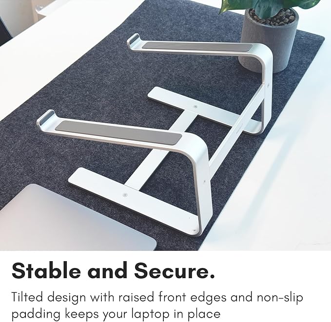 Macally Aluminum Laptop Stand for Desk - Image 2