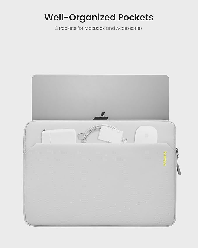 tomtoc Slim Laptop Sleeve for 14-inch MacBook Pro M4/M3/M2/M1 Pro/Max 2024-2021 - Image 2