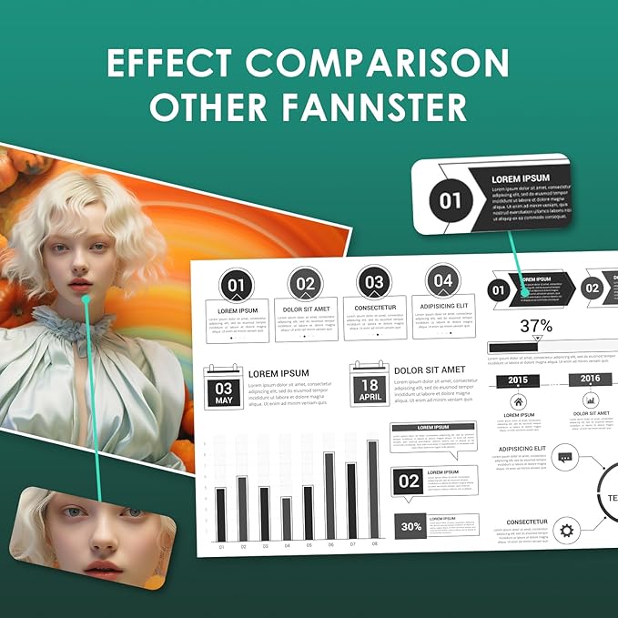 64XL Ink Cartridge for HP Ink 64 XL 64XL Black and Color Combo Pack High Yield - Image 7