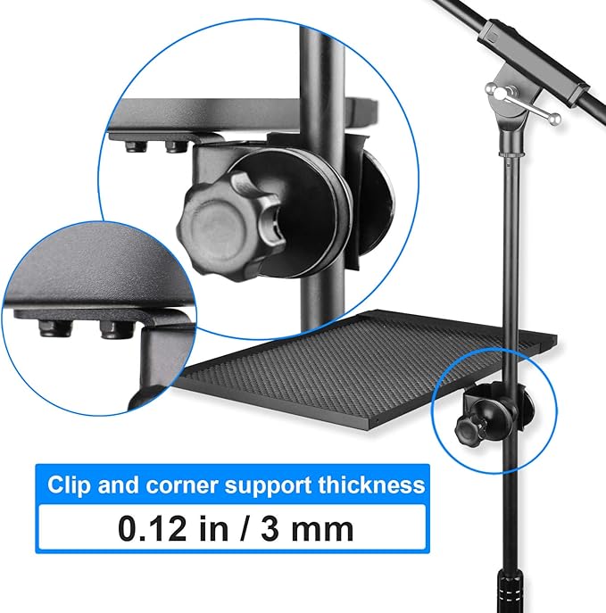 Mr.Power Microphone Stand Rack Tray Holder - Image 5