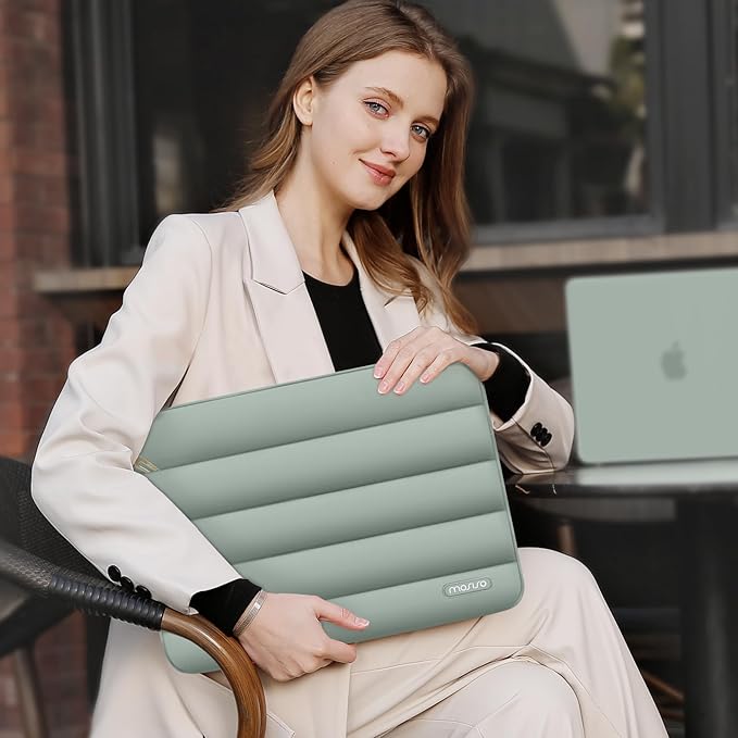 MOSISO 14 inch Laptop Case, 14 inch Puffy Laptop Sleeve Compatible - Image 6