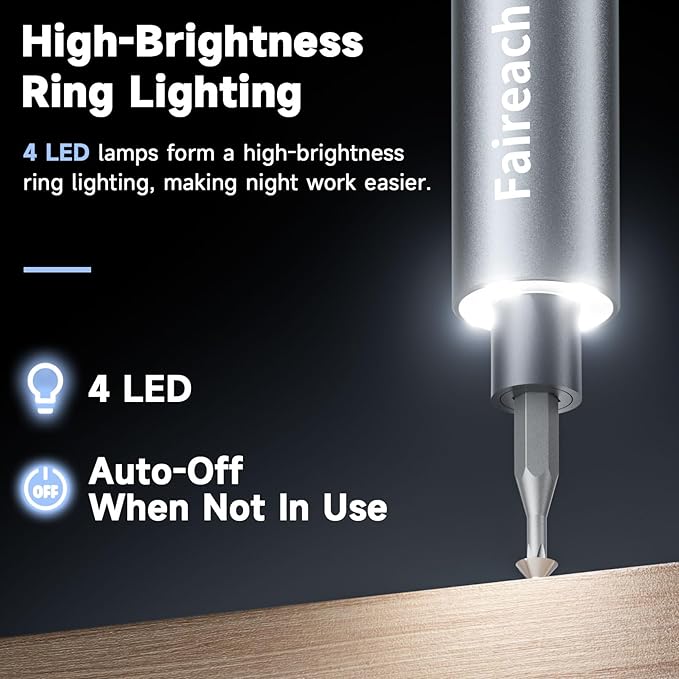 65-IN-1 Mini Electric Screwdriver Cordless, Precision Screwdriver Magnetic Bits - Image 5
