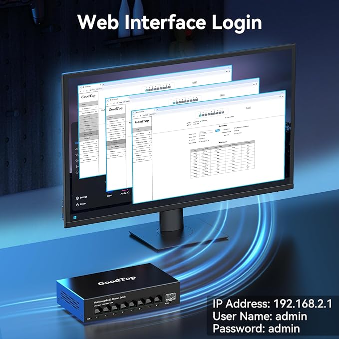 8 Port 2.5G Managed Ethernet Switch - Image 5