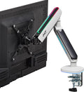 AVLT Single 27”-45” RGB Gaming Monitor Arm Desk Mount Built-in 20 Lighting by AVLT-USA