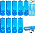 8GB Flash Drives 10 Pack Nicepicten 8 GB USB 2.0 Flash Drive Swivel Thumb Drive by NicepictenUSBFlashDrive