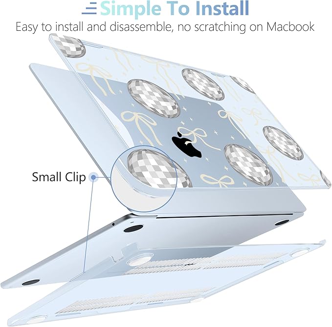 MEEgoodo for M4/M3/M2 MacBook Air 15.3 inch Case 2025 2024 2023, Case Fit Model - Image 5