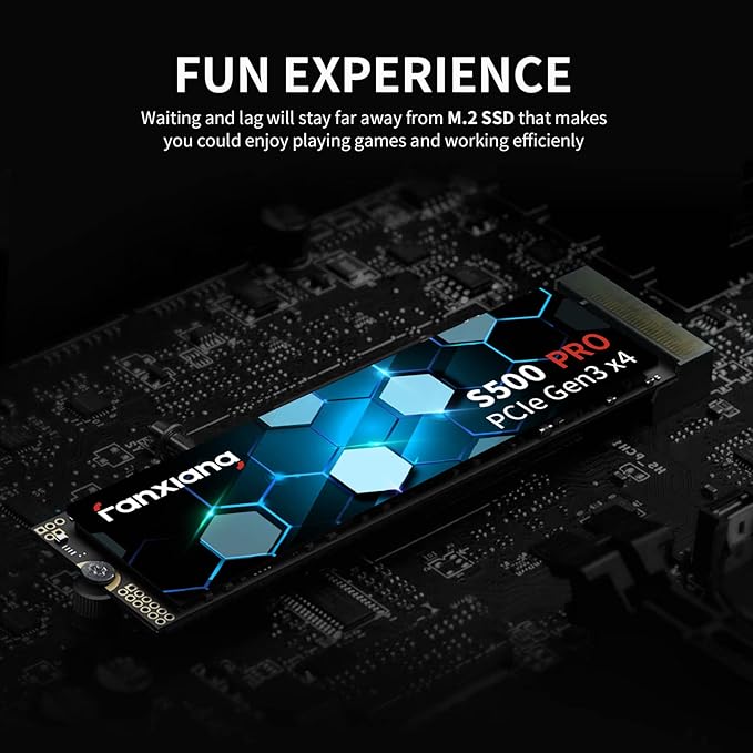 S500 Pro 512GB NVMe SSD M.2 PCIe Gen3x4 2280 Internal Solid State Drive - Image 7