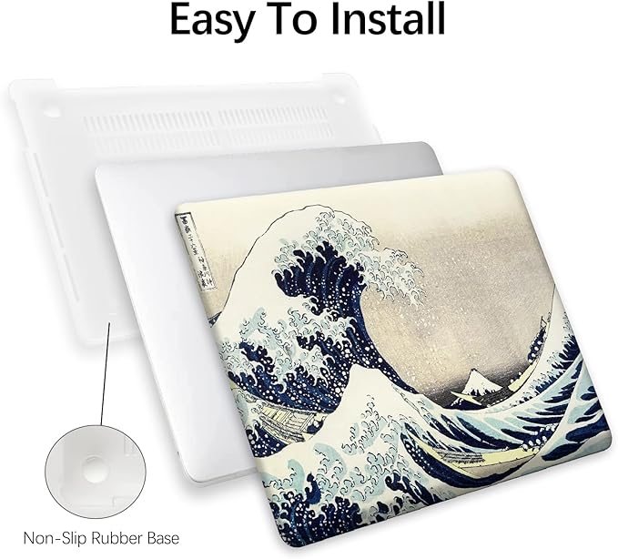 Berkin Arts Compatible with MacBook Air 13 inch Cover, 2022-2018 Release A1932 - Image 5