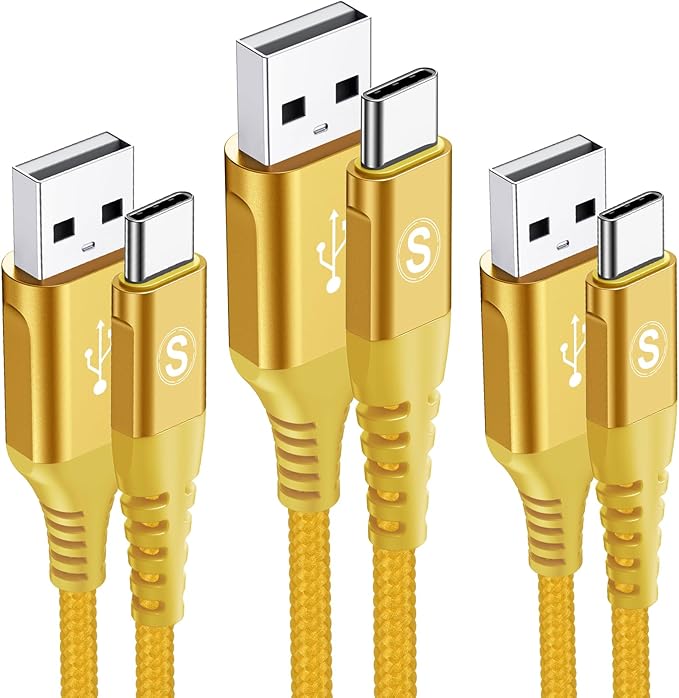 sweguard USB Type C Charger Cable iPhone 16 Charger Nylon Braided Cord by Sweguard