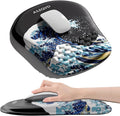 Mouse Pad with Wrist Rest, Ergonomic Mousepads with Wrist Support, Soft Lycra by Unknown