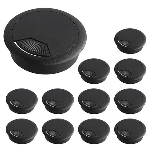 12 Desk Grommet, Desk Hole Cover, Large Capacity, Detachable and Adjustable by Unknown