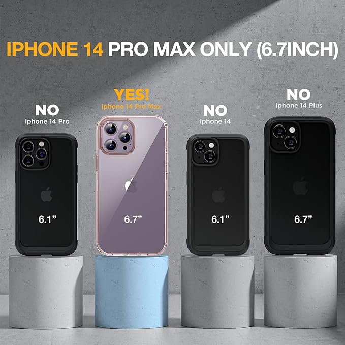 Miracase Glass Series Designed for iPhone 14 Pro Max Case 6.7 Inch, Upgrade - Image 7