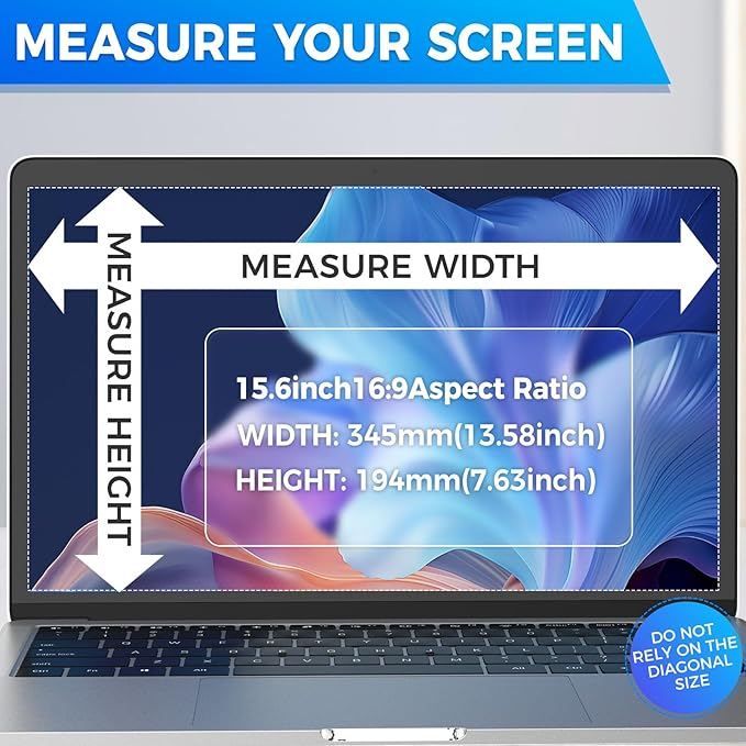 Magnetic Laptop Privacy Screen Filter 15.6 inch - Image 4