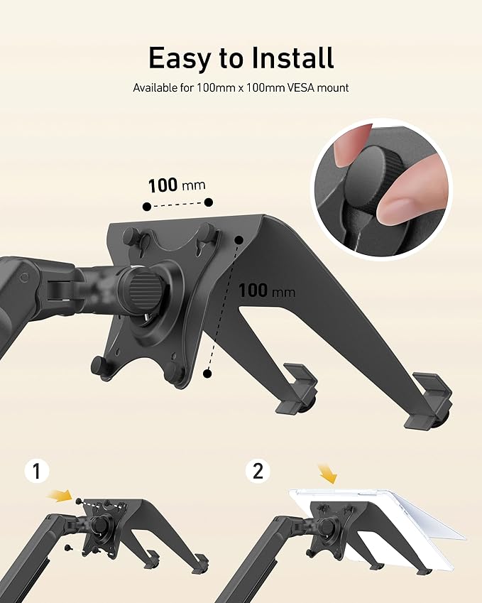 Laptop Tray for Monitor Arm - Image 5