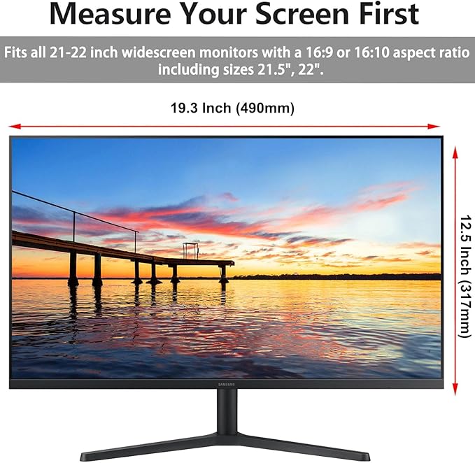 2 Pack Computer Privacy Screen Shield Compatible - Image 4