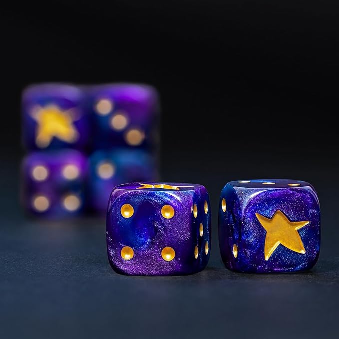 Cthulhu D6 Dice Set – 10 x 16mm Resin Dice - Image 6