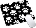Mouse Pad, Cute White Dog Paw Mouse Pads by HUOCAIREN
