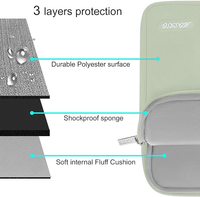 MOSISO Laptop Case 13.3 inch, 13-13.3 inch Laptop Sleeve Compatible - Image 3