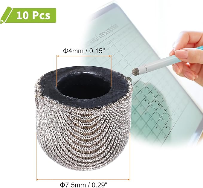 MECCANIXITY 10Pcs Replacement Fiber Mesh Tips - Image 2