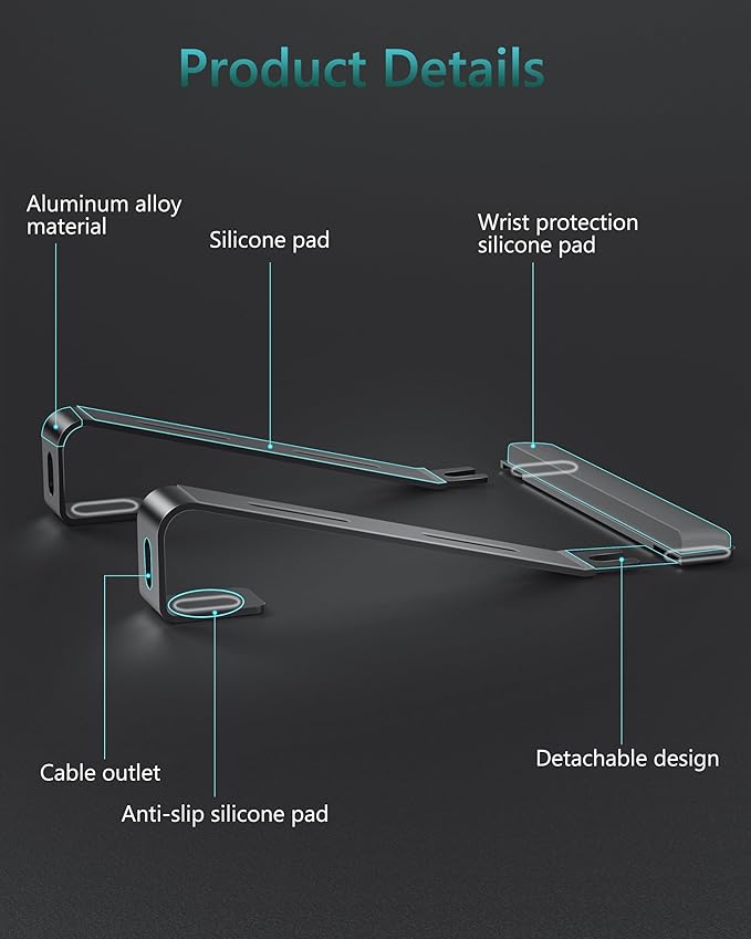 Aluminum Laptop Stand, Notebook Stand - Image 8