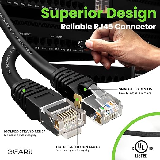 GearIT Cat 6 Ethernet Cable Pack - Image 4