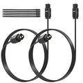 Adoreen Ultra-Thin Slim Digital Optical Audio Cable 10 FT/2 Pack, Fiber Optic by Adoreen