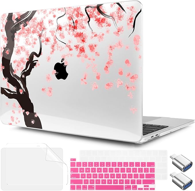 TWOLSKOO Compatible with MacBook Pro 13 inch Case 2023-2016 A2338 M2/M1 A2251 by TWOLSKOO