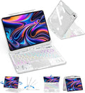 SIBEITU Keyboard Case for iPad Pro 13 Inch M5 2025 / M4 2024, 7-Color Backlight by SIBEITU