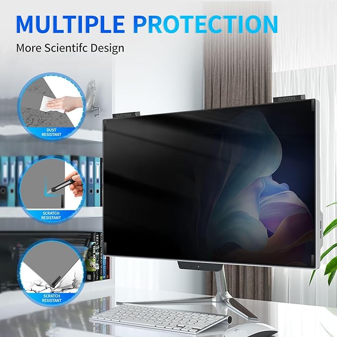 Magnetic Monitor Privacy Screen 27 inch, 9H Hanging Privacy Screen - Image 6
