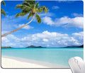 Mouse Pad, Beach Design Mouse Pad, Washable Square Cloth Mousepad by Armanza