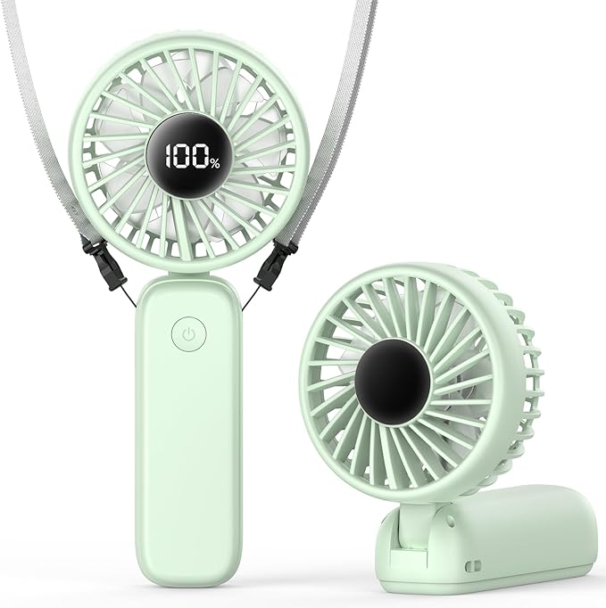 PANERGY Portable Handheld Fan, 5000mAh Rechargeable, 14H Max Cooling Time by PANERGY