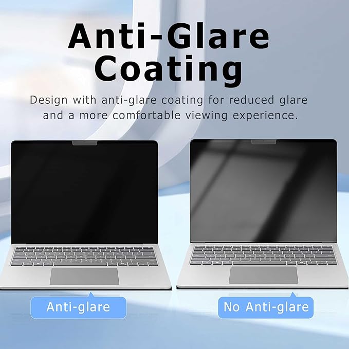 Adeway Magnetic Privacy Screen for Surface Laptop 13 inch, Anti-Glare, 30° Side - Image 8