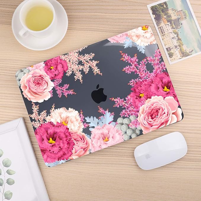 CISSOOK Floral Case Cover for MacBook Pro 13 Inch 2025-2020 Release A2338 A2289 - Image 8