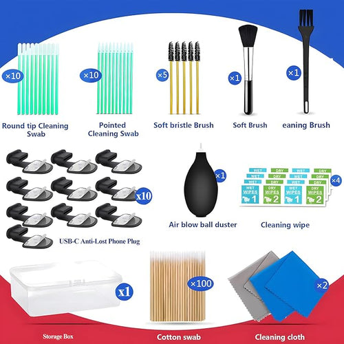 10 PCS USB Type C Anti Dust Plugs Cover, C-Type Port Dust Plug, Anti-Lost USB C - Image 2