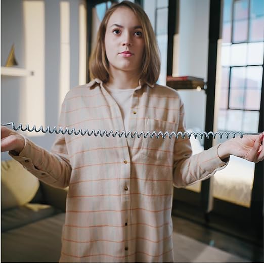 Ventev - Chargesync Helix Cable 14" USB A to USB C, Cloth Covered, Flexible - Image 4
