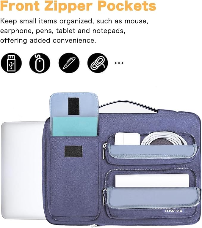 MOSISO 360 Protective Laptop Case 13.3 inch, 13-13.3 inch Laptop Sleeve - Image 2
