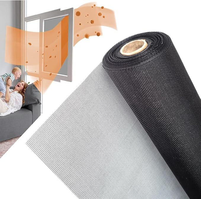 36inch*100ft Window Screens Roll, Replacement Repair Screens Mesh, Cuttable by maebeacae