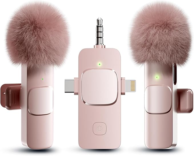 PQRQP 3 in 1 Wireless Lavalier Microphone - Image 9
