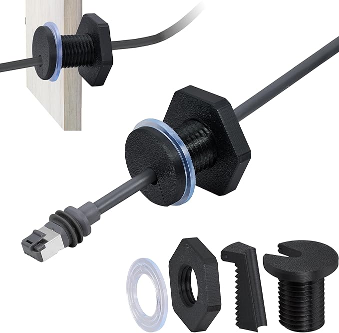 2Pcs RV Cable Passthrough for Starlink mini, RV Cable Grommet Compatible by PDCInyck