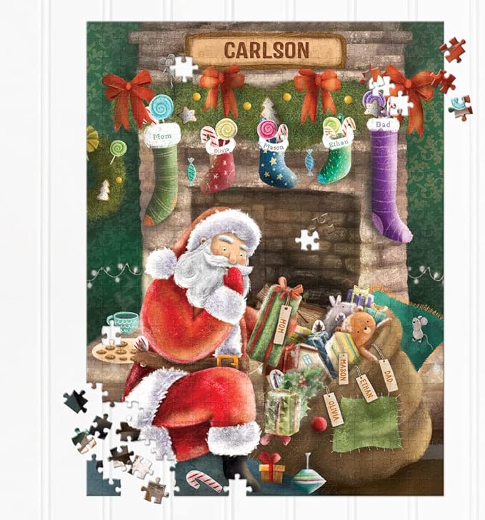 Our Family’s Night Before Christmas Personalized Puzzle - Image 2
