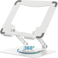 SOUNDANCE Laptop Stand with 360° Rotating Base, Ergonomic Computer Riser by Soundance
