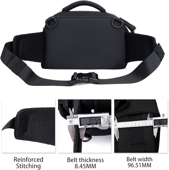 Cwatcun Waist Camera Case DSLR SLR Bag Sling Shoulder Camera Bag Water - Image 8