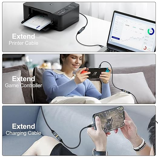 USB 3.0 Extension 26FT, USB Male to Female USB 3.0 Extender Cable - Image 4