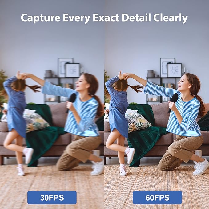 Zoomable Webcam with Remote Control, 1080P 60FPS Streaming with Ring Light and - Image 7