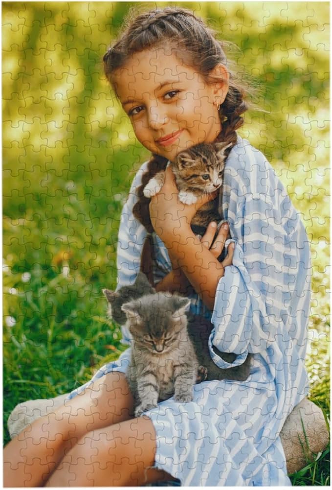 Custom Jigsaw Puzzle from Photos 300/500/1000 Pieces Personalized Wooden by XIAYUEHUA
